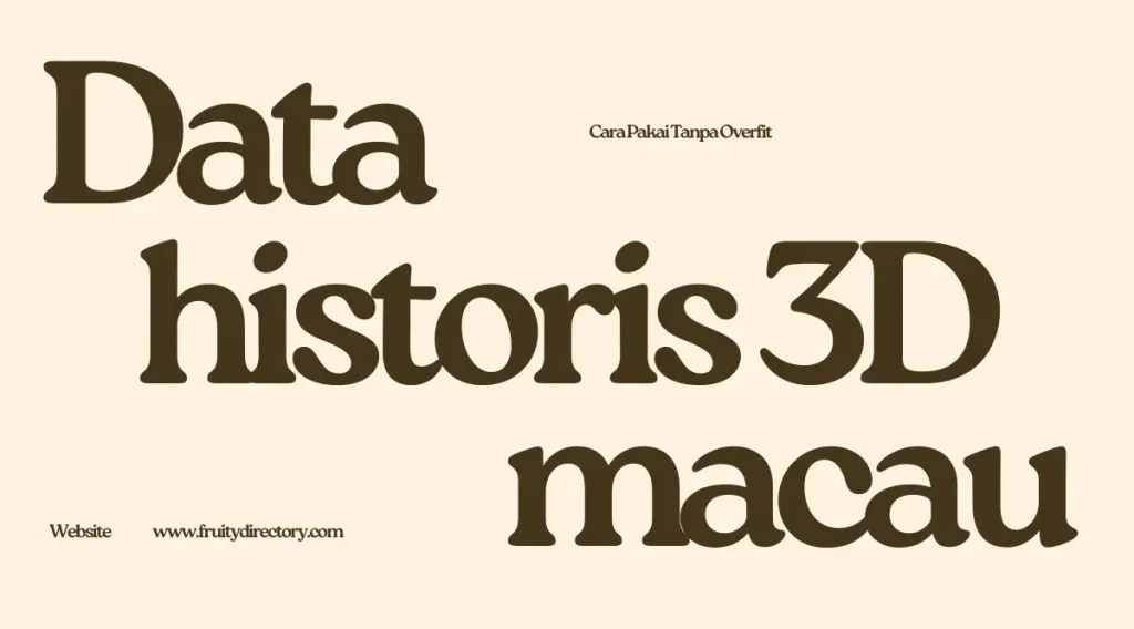 data macau 3d